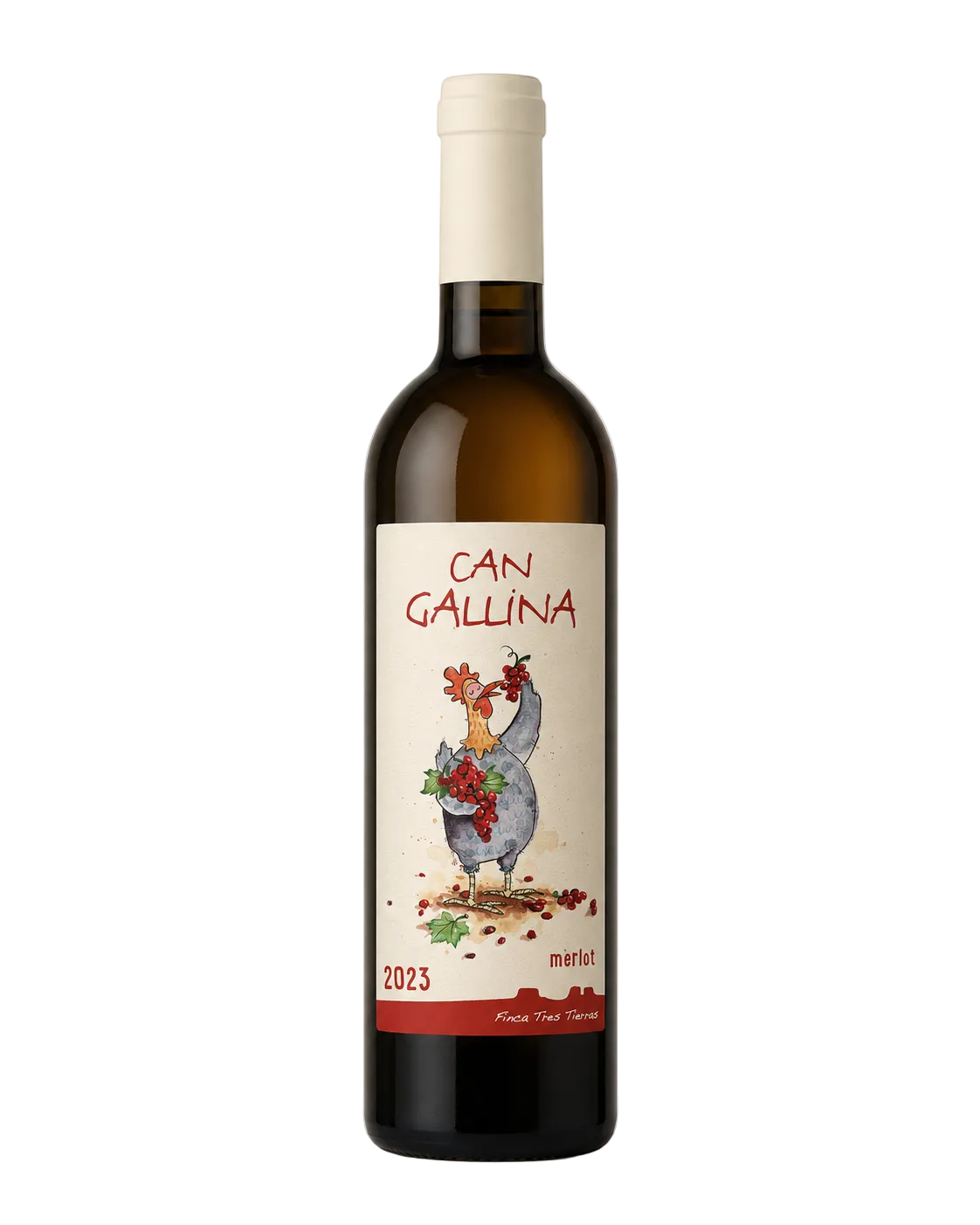 Rotwein 2023 Can Gallina Merlot Samtig. Fruchtig. Harmonisch.