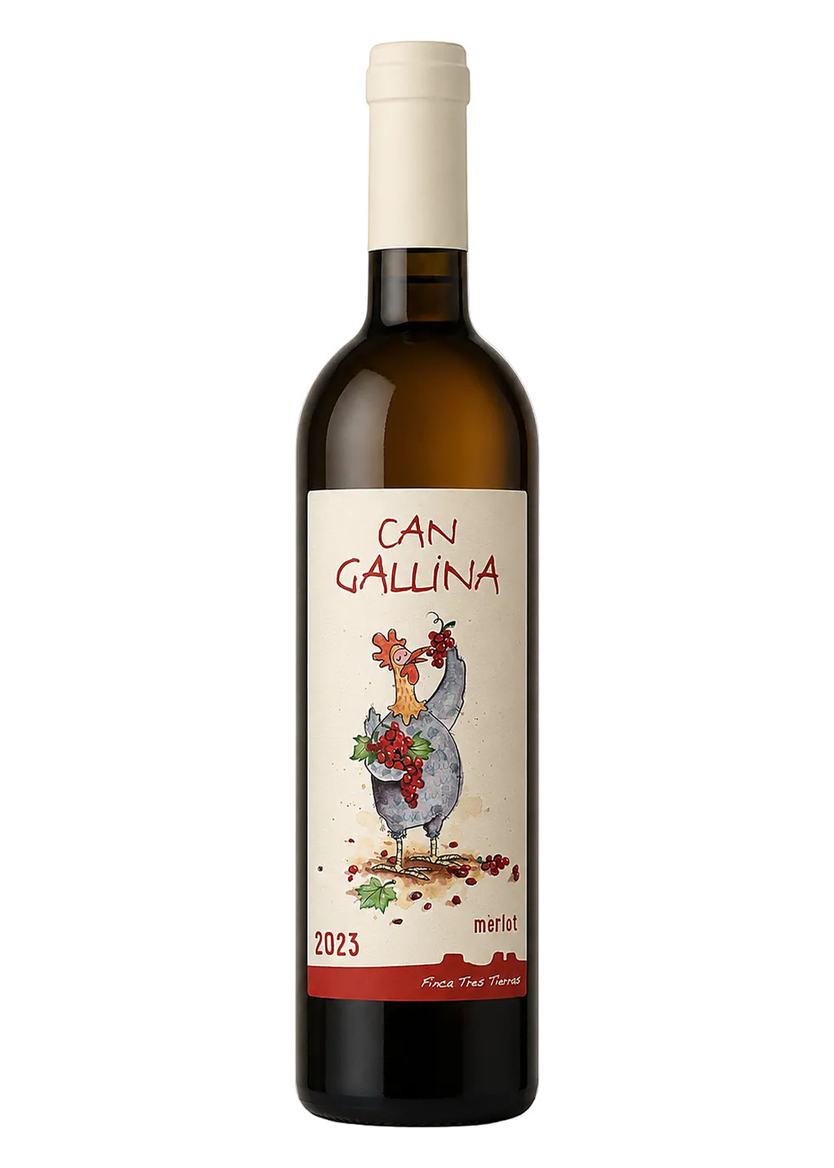 Rotwein 2023 Can Gallina Merlot Samtig. Fruchtig. Harmonisch.