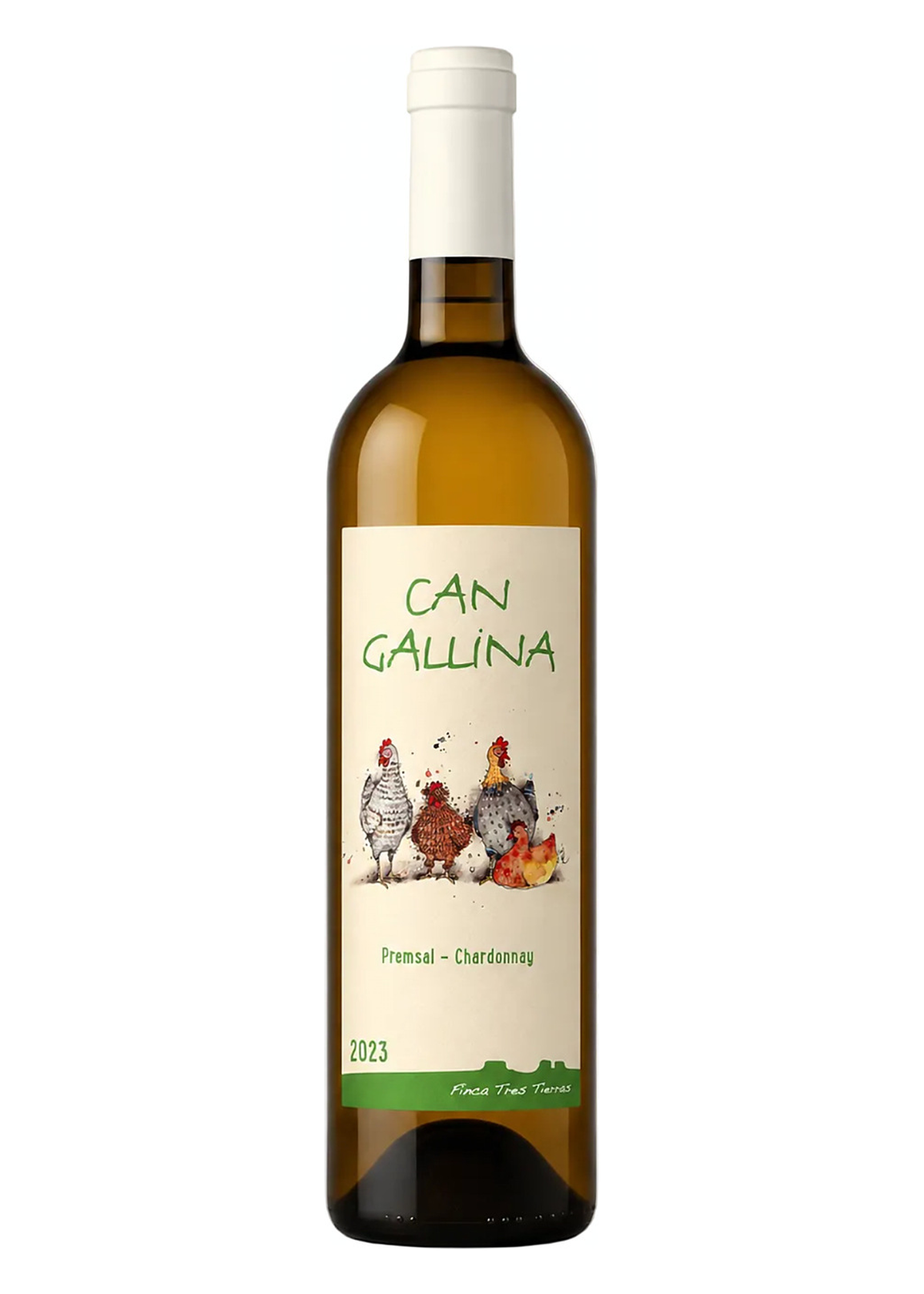 Weißwein 2023 Can Gallina Premsal Chardonnay Frisch. Fruchtig. Mediterran.