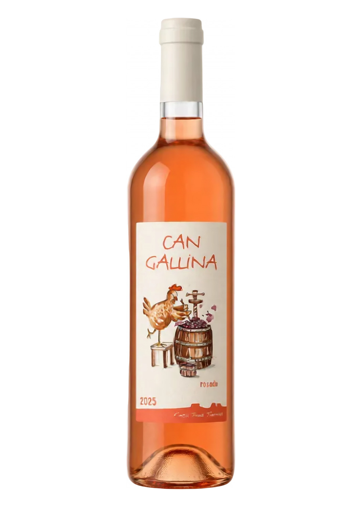 Rosewein 2025 Can Gallina Rosado Frisch. Fruchtig. Mediterran.