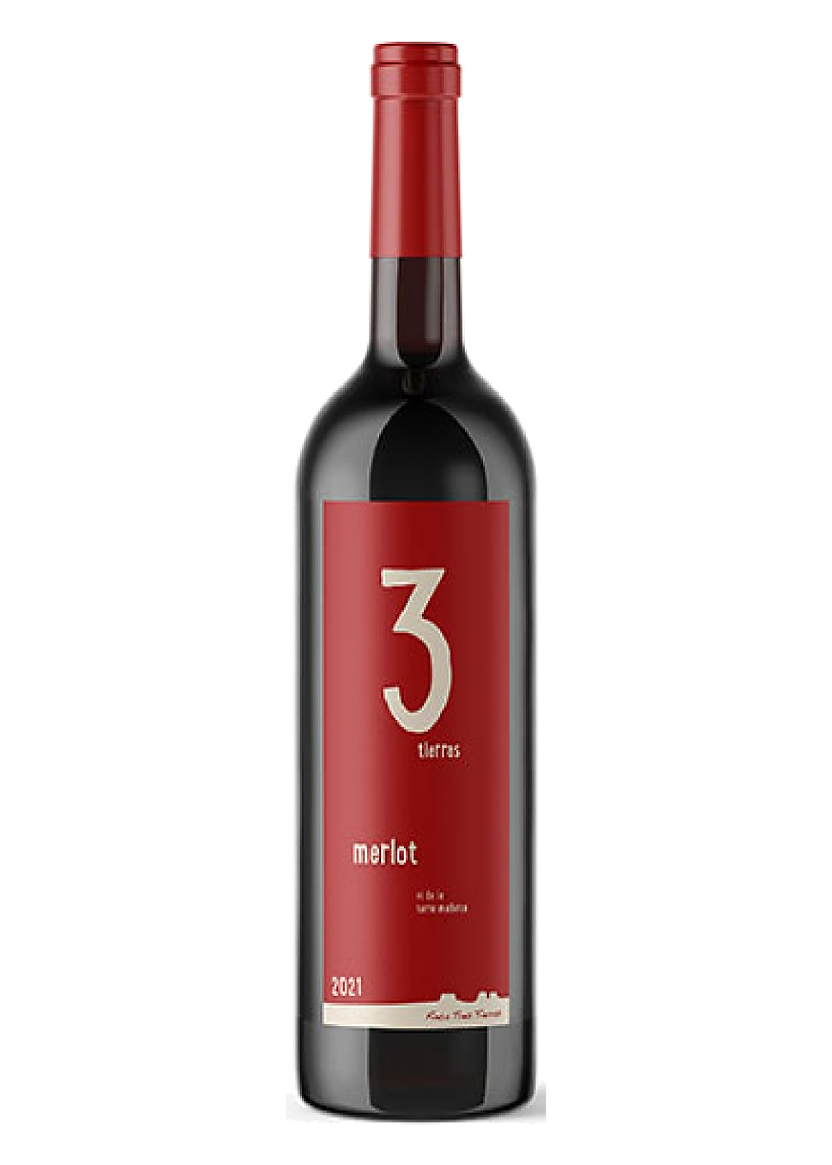 Rotwein 2021 Finca Tres Tierras Merlot Vollmundig.Elegant.Würzig
