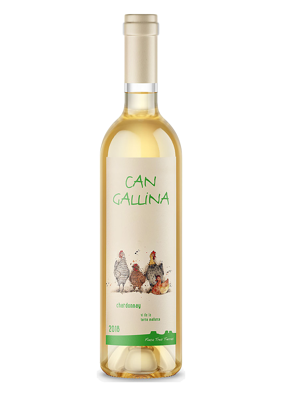 Weißwein 2018 Can Gallina Chardonnay Frisch.Fruchtig.Elegant