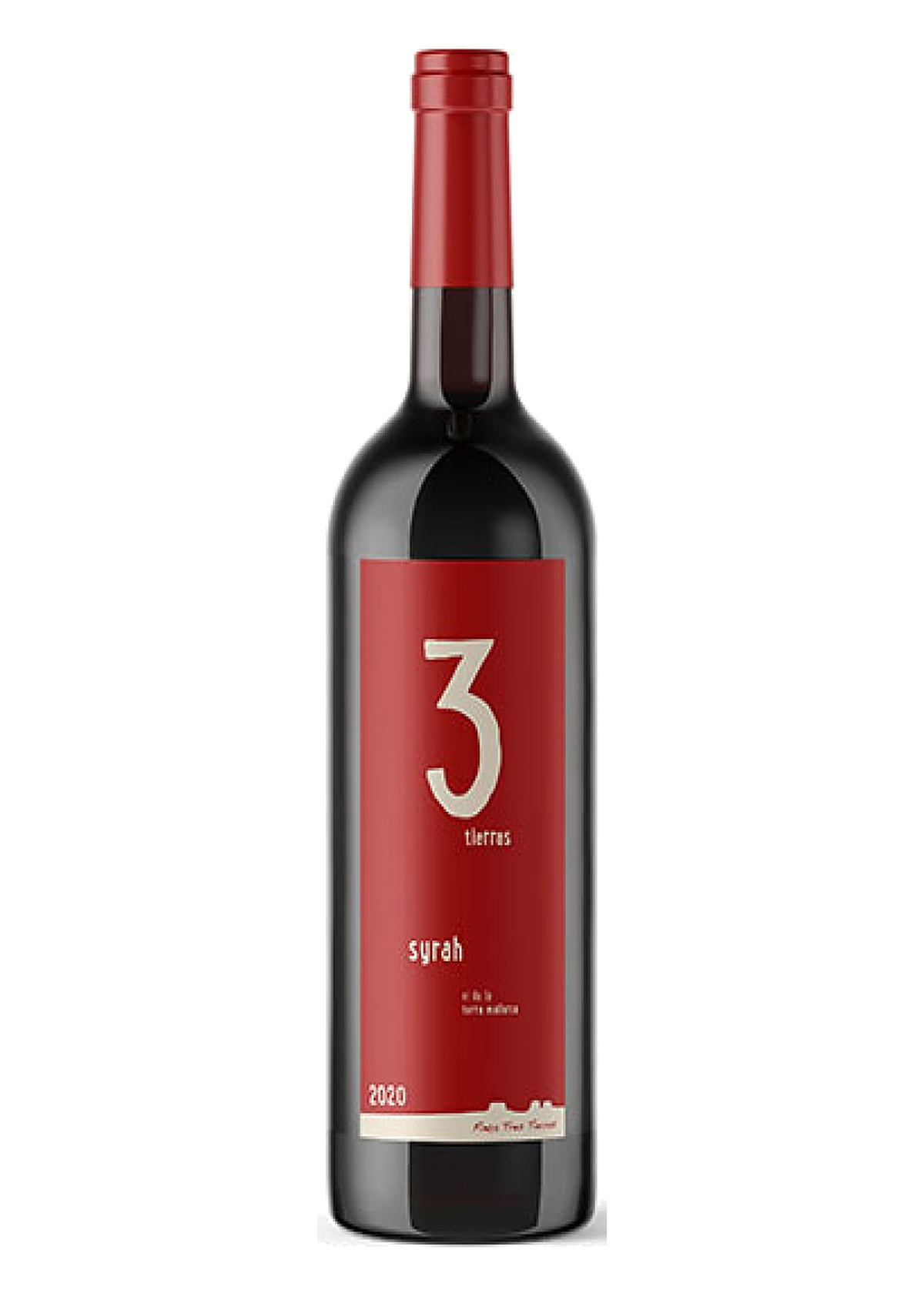 Rotwein 2020 Finca Tres Tierras Syrah Vollmundig.Intensiv.Kräftig